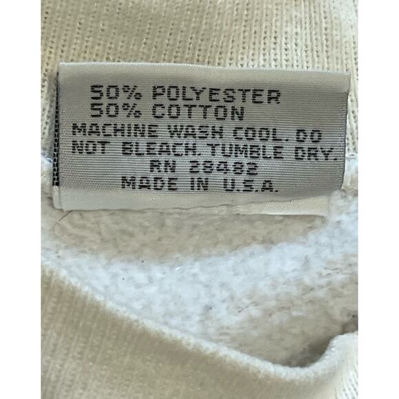 Vintage JERZEES Desert Storm Single Stitch Crewneck Sweatshirt Soft XL Made USA - Picture 5 of 5